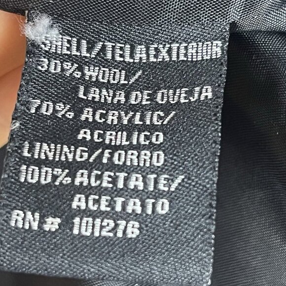 ECI New York Cropped Blazer sz 10 Black & While Herringbone Office Attire - Picture 7 of 11